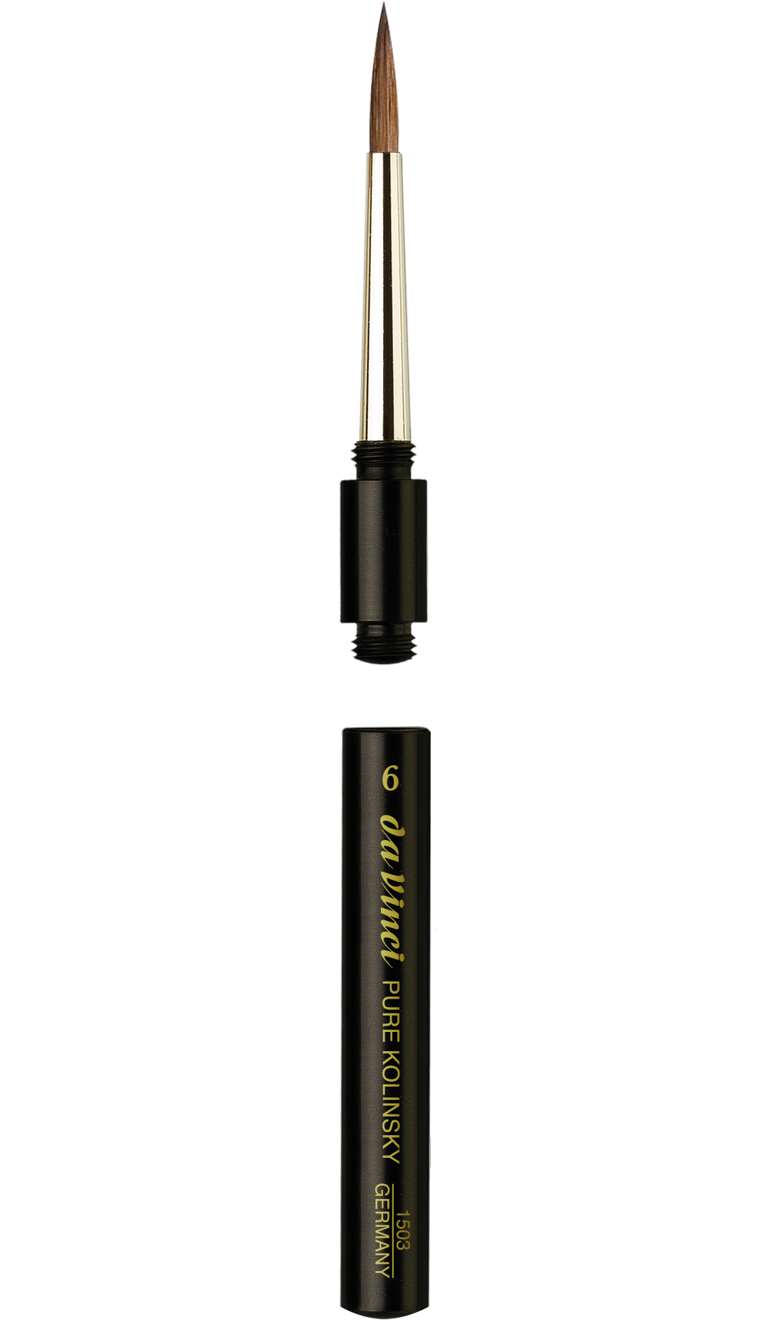 #6 Maestro Kolinsky Red Sable Travel Brush Series #1503