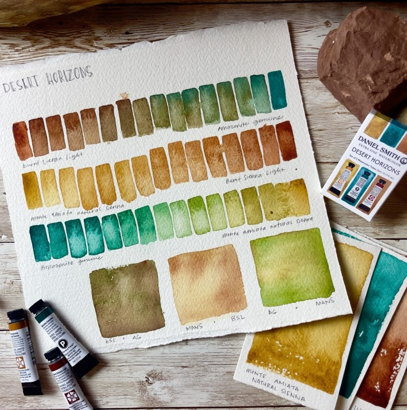 Desert Horizons – 5ml Daniel Smith Watercolor Triad Tube Set
