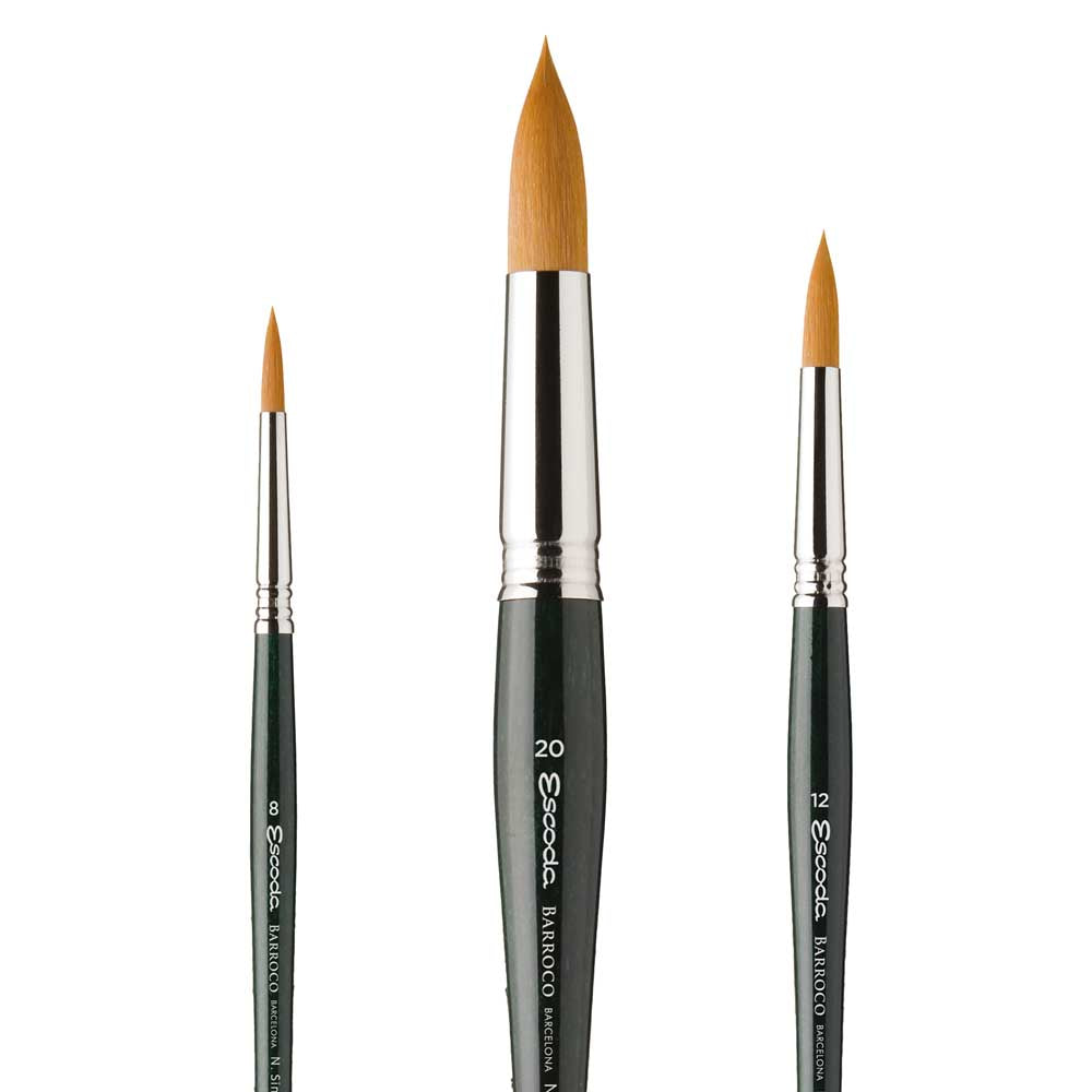 Nicholas Simmons Set/3 Escoda Brushes Signature Collection