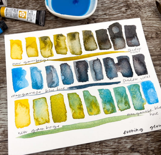 Evening Glow – 5ml Daniel Smith Watercolor Triad Tube Set