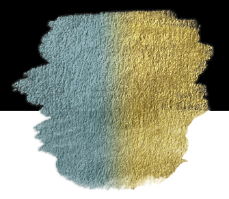 Blue Gold Pearlescent Finetec Premium Color Square