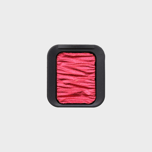 Fiery Red Pearlescent Finetec Premium Color Square