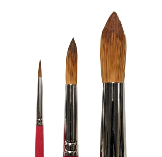 ROUND Faux Sable FM Dynasty Brushes