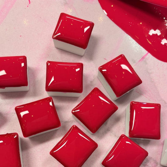 Radiant Mageta Half Pan Gouache: Stoneground Paint Co.