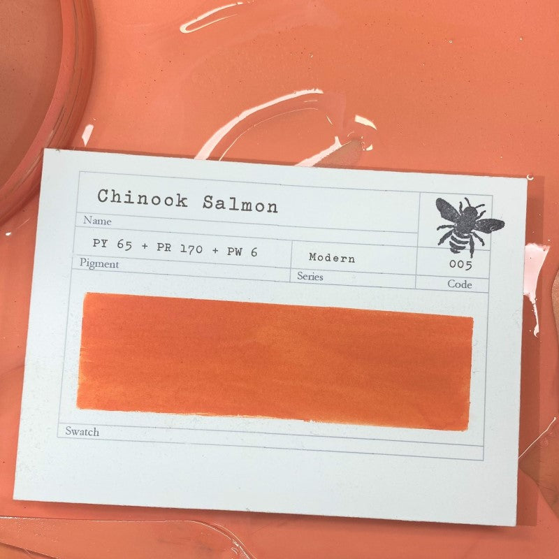 Chinook Salmon Half Pan Gouache: Stoneground Paint Co.