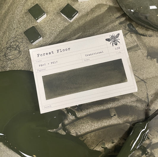 Forest Floor Half Pan Gouache: Stoneground Paint Co.