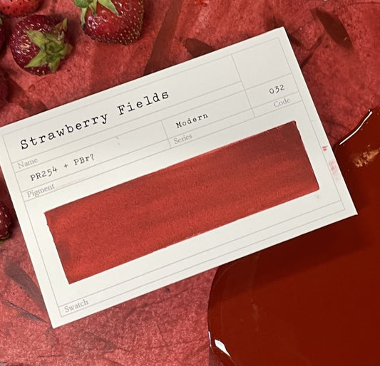 Strawberry Fields Half Pan Gouache: Stoneground Paint Co.