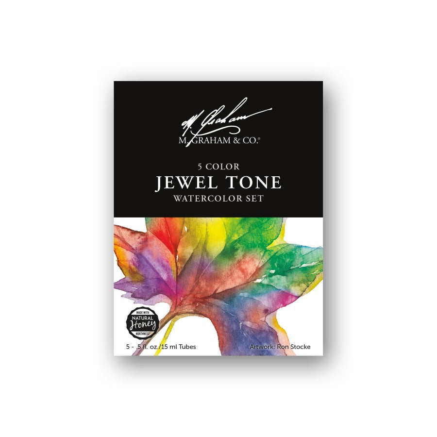 M Graham Jewel Tone 5 Color Watercolor Set