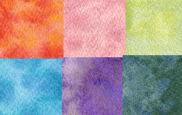 HWC 6 - 5ml Floral Granulating Watercolor Set