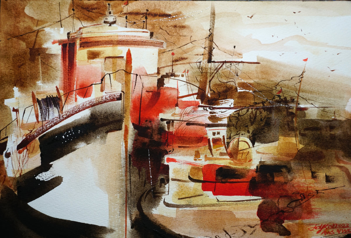 Jayson Yeoh Master Artist Set: Warm It Up – Daniel Smith watercolors (6 tube)