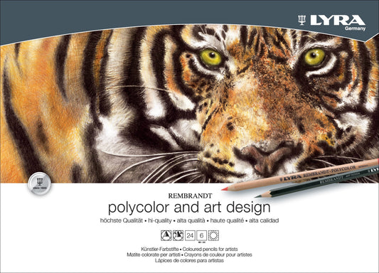 Lyra Polycolor & Design pencils in Wood Box L2004002