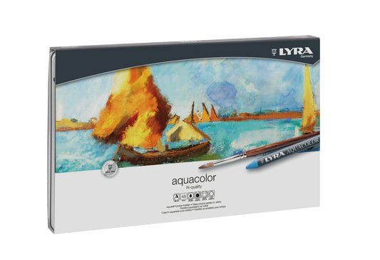 AquaColor Crayon Set: 48 sticks