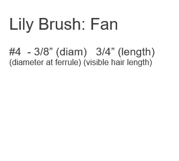 FAN Water Lily Short-handled FM Dynasty Brush