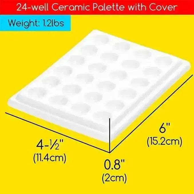 Meeden 24 Well Ceramic Palette