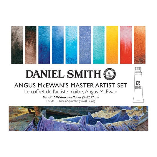 Angus McEwan’s Master Artist Set – Daniel Smith watercolors (10 tube)