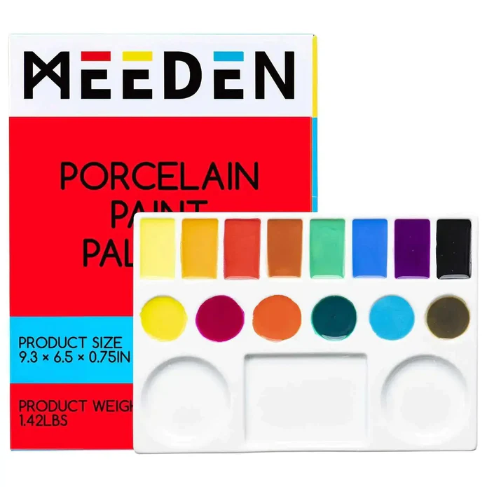 6.5" Rectangle Ceramic Palette