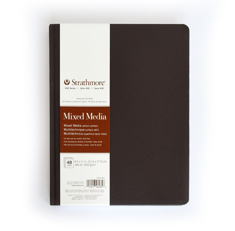 400 Series 8.5"x 11" Hardcover Mixed Media Art Book 24 sheets