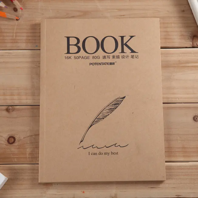 Kraft Paper Sketchbook 5"x7.5" - 50pg/soft-cover