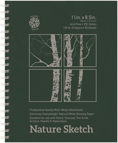 11″x8.5" Pentallic Nature Sketch Sketch - 50sht