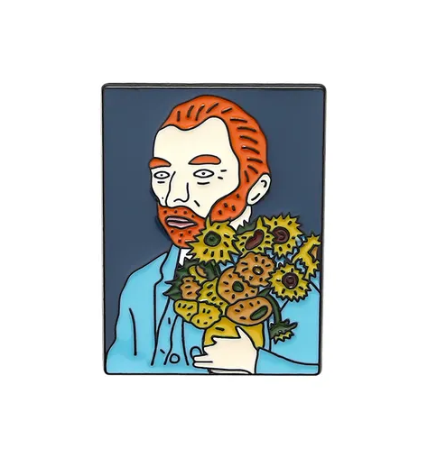 Enamel Pin: Date Night Van Gogh