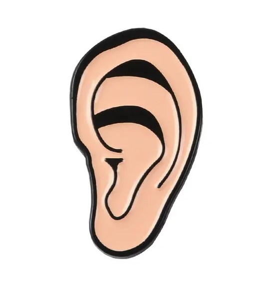 Enamel Pin: Ear