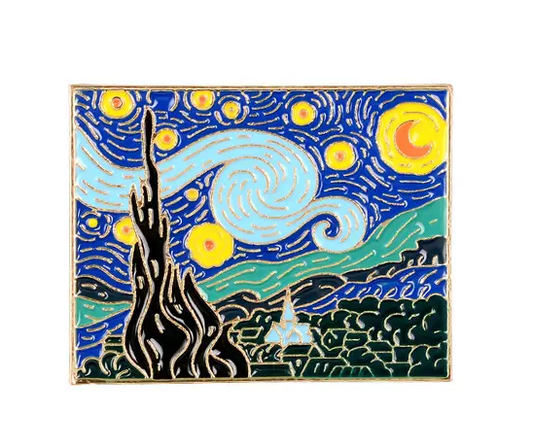 Enamel Pin: Starry Night