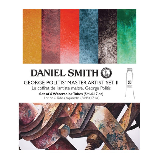 George Politis’ Master Artist Set 2 – Daniel Smith watercolors (6 tube)