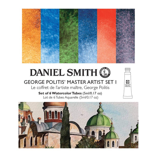 George Politis’ Master Artist Set 1 – Daniel Smith watercolors (6 tube)