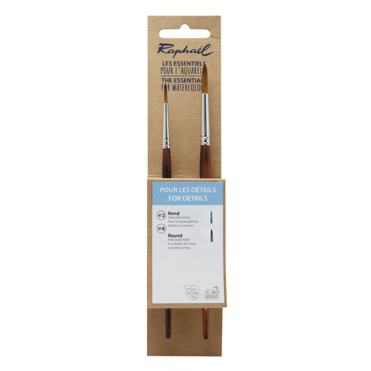 Raphael "Details" Essential Brush Set/2 Brushes