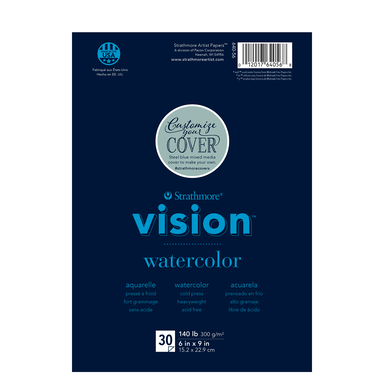 6"x9" Strathmore Vision #640-56 Watercolor Pad: 30 sheets