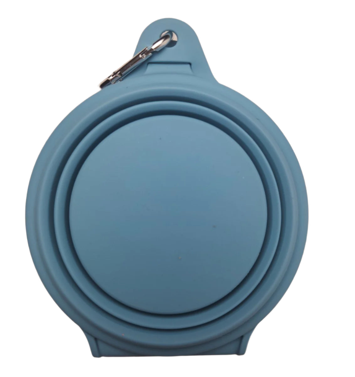 Silicone Lt Blue Collapsible Double Water Bowl 700ml x 2 #9056