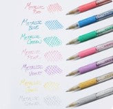 Sunburst Metallic Gel Ink Pen: pkg/5