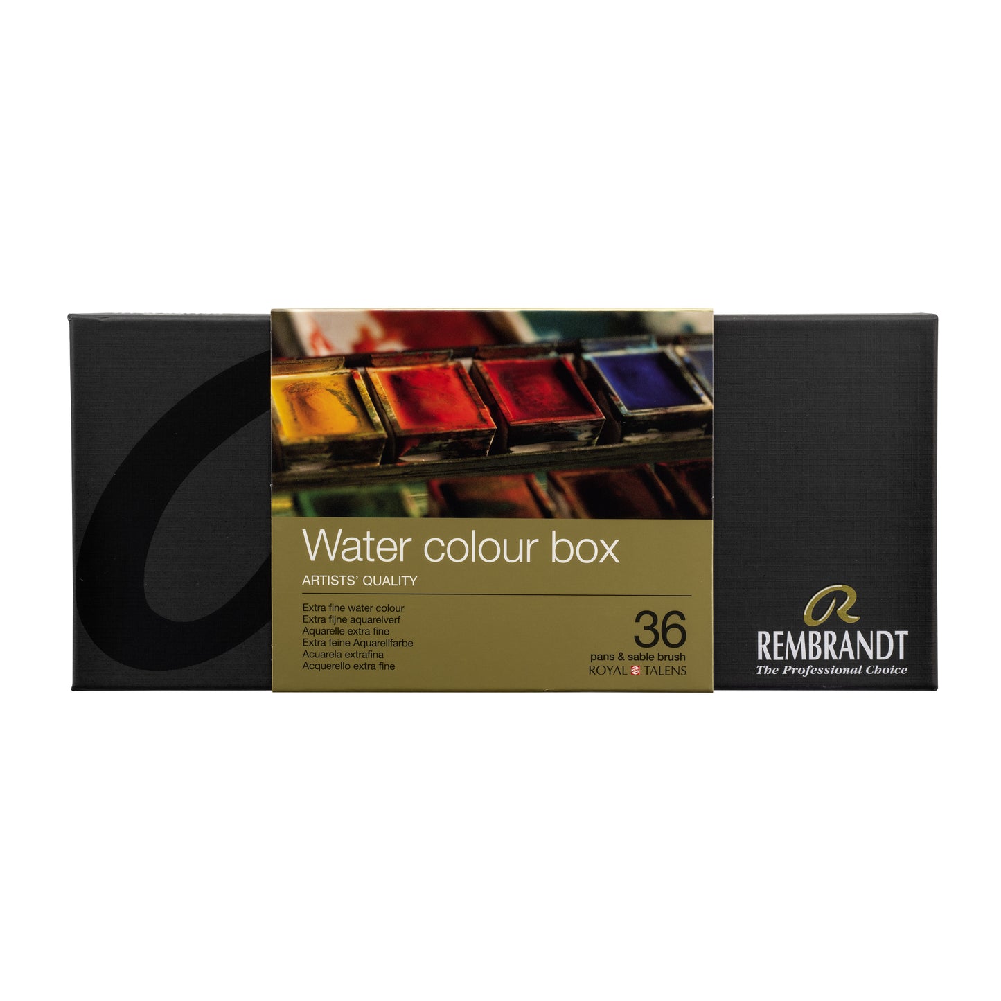 36 pan Rembrandt Watercolor Metal Box