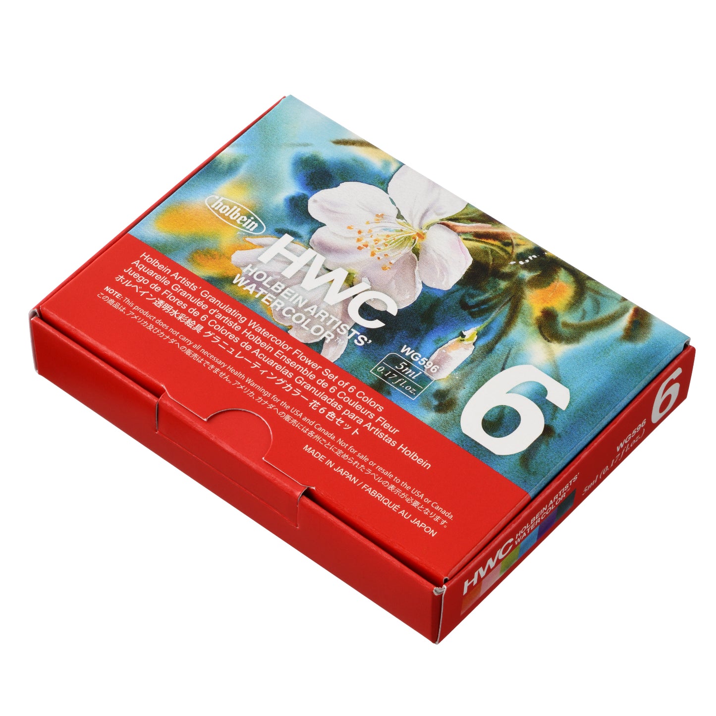 HWC 6 - 5ml Floral Granulating Watercolor Set