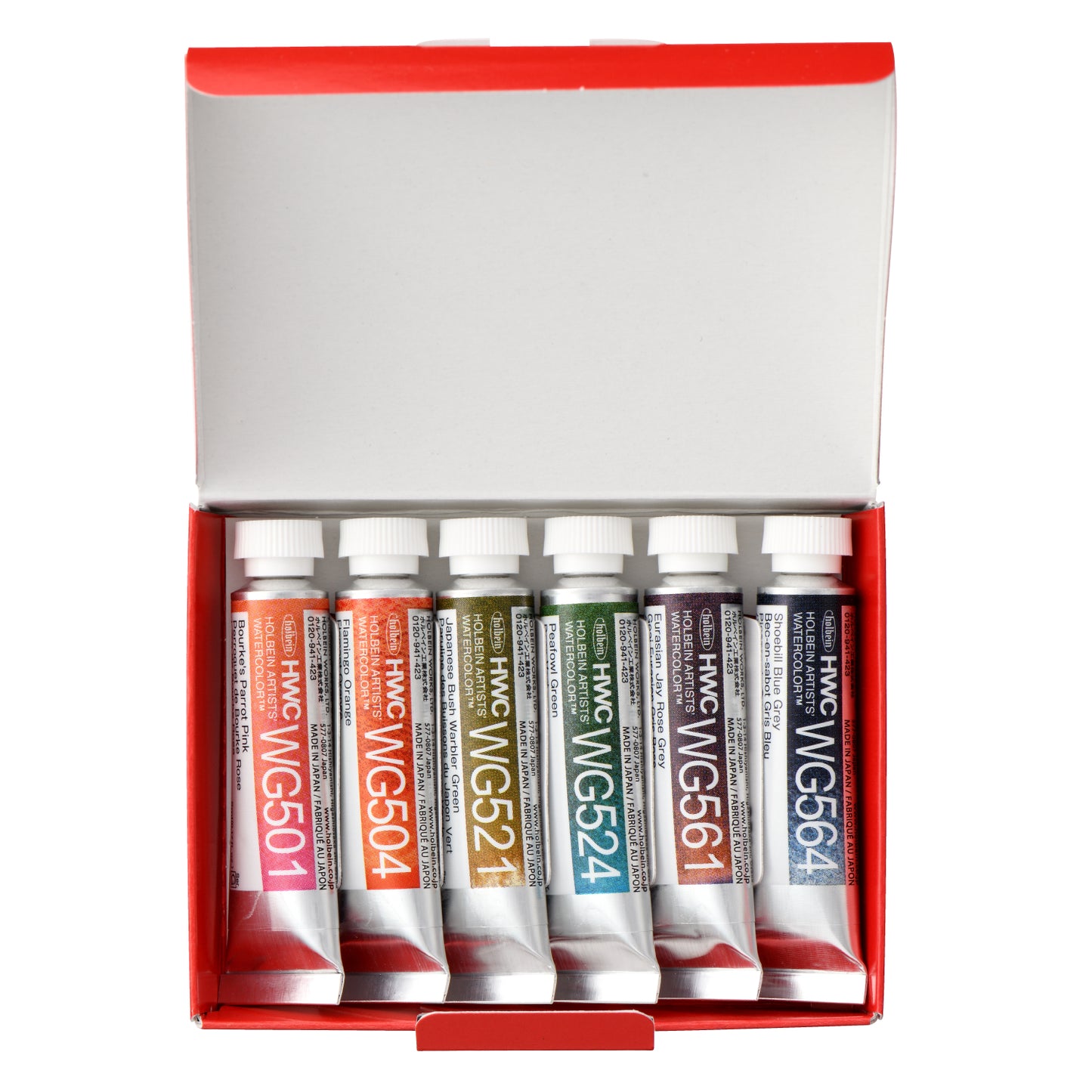 HWC 6 - 5ml Bird Granulating Watercolor Set