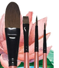 #1 Water Lily Short-handled FM Dynasty Brush Set