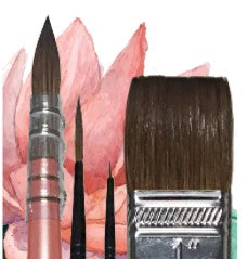 #4 Water Lily Short-handled FM Dynasty Brush Set