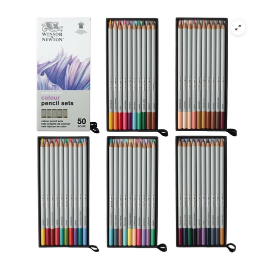 Studio Colour (color) Pencil Set: 50 pencils "Library" edition