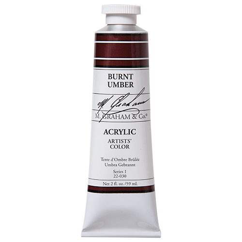Burnt Umber 2oz (59ml) Acrylic Paint Tube