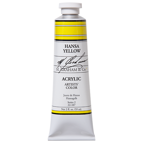 HansaYellow 2oz (59ml) Acrylic Paint Tube