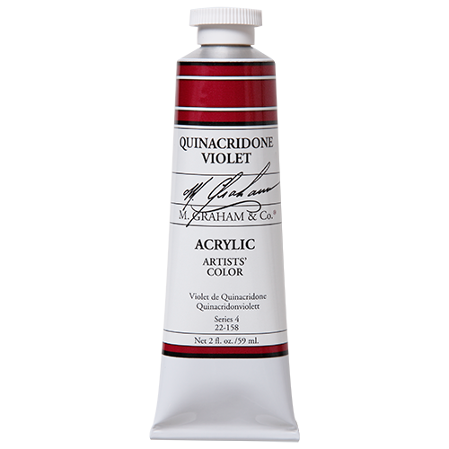 Quinacridone Violet 2oz (59ml) Acrylic Paint Tube