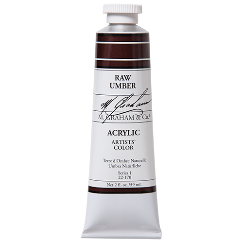 Raw Umber 2oz (59ml) Acrylic Paint Tube