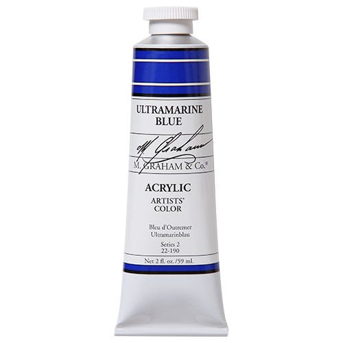 Ultramarine Blue 2oz (59ml) Acrylic Paint Tube