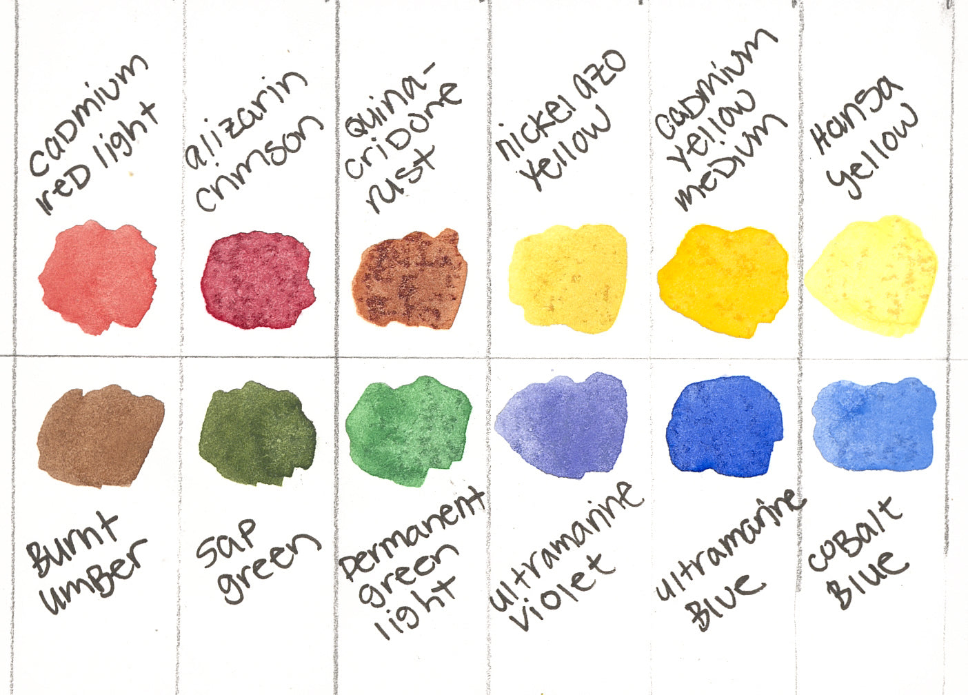 M. Graham 'Landscape' watercolor palette: 12 colors