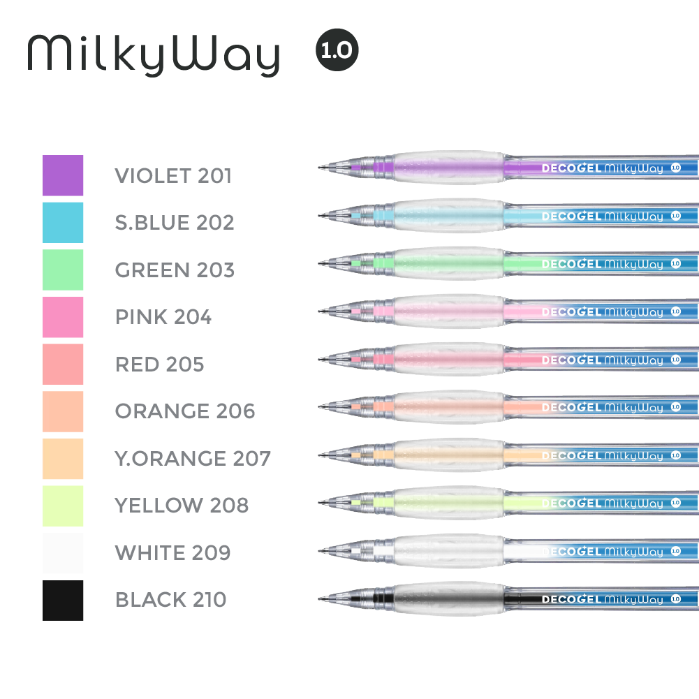 Deco Gel 1.0 MilkyWay Full 10pc Set