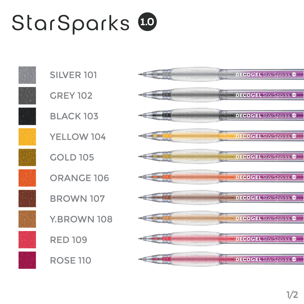 Deco Gel 1.0 StarSparks Full 20pc Set