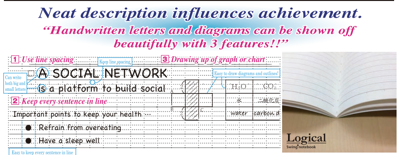 B5 Logical Swing Notebook by Nakabayashi