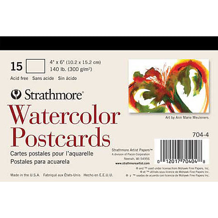 704-4 Strathmor Watercolor Post Cards