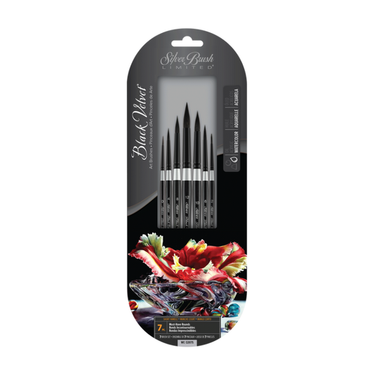"Must-Have" Rounds Set/7 - Black Velvet Brushes