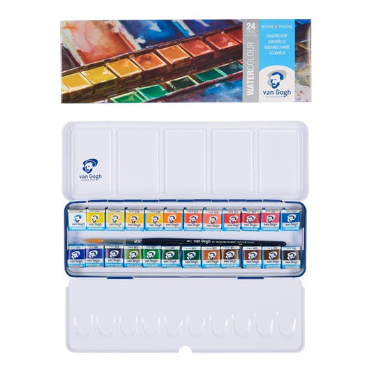 Van Gogh Watercolor: 24 pan Metal Box | Spokane Art Supply